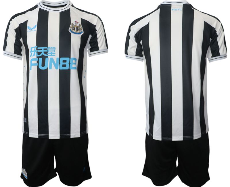 Men 2022-2023 Club Newcastle United home black blank Soccer Jersey
